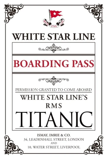 Boarding Pass Tea Towel