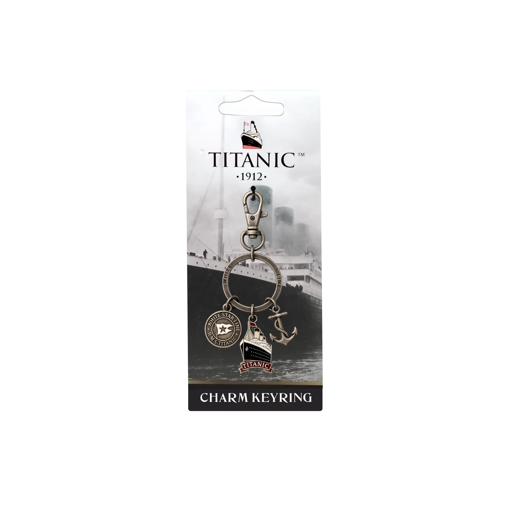 Titanic Charm Keyring