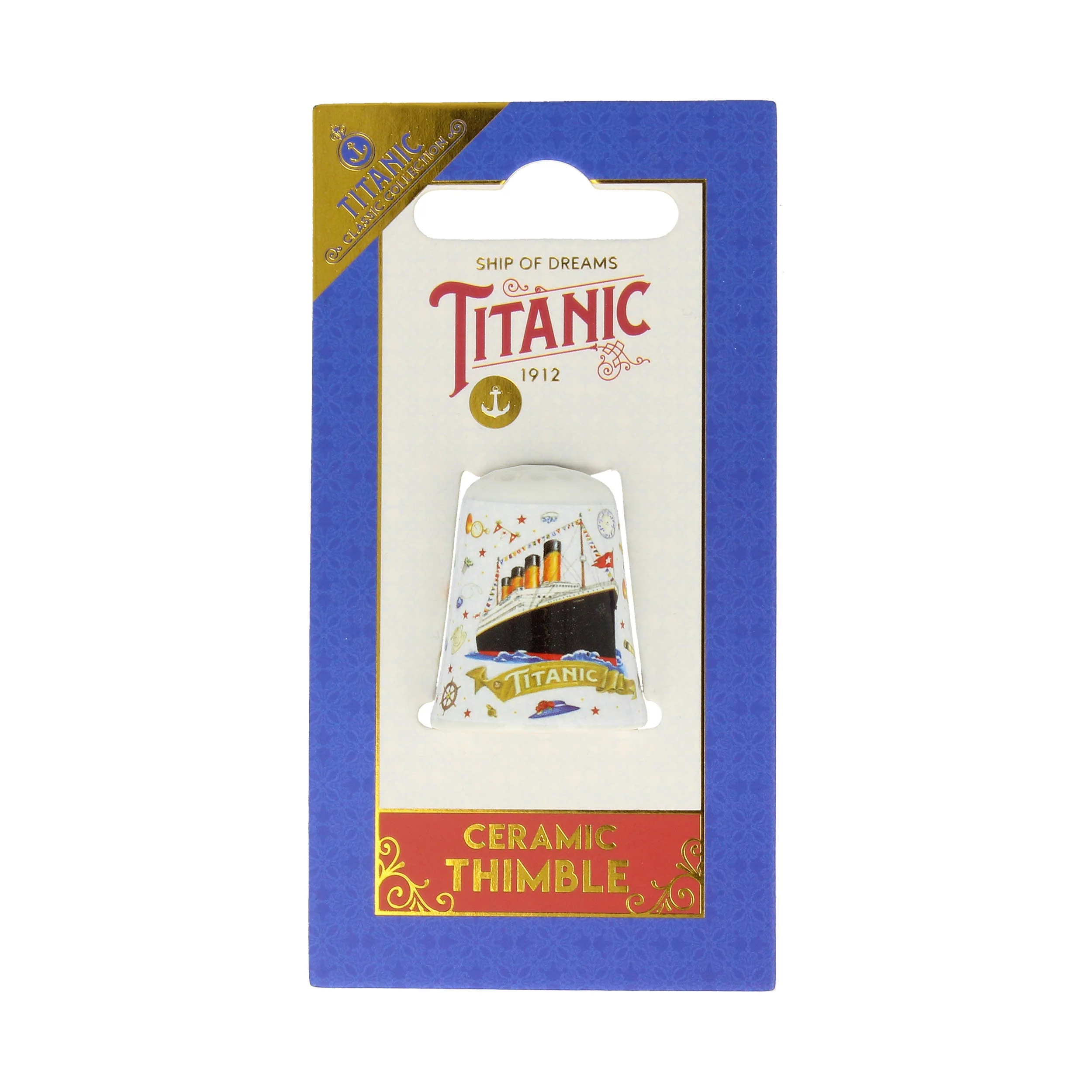 Titanic Ship of Dreams - Ceramic Thimble
